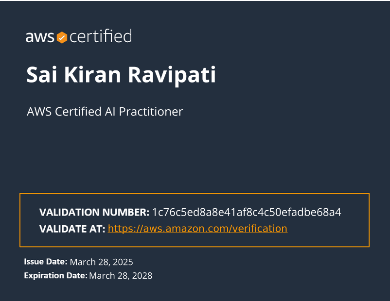 AWS AI Practitioner